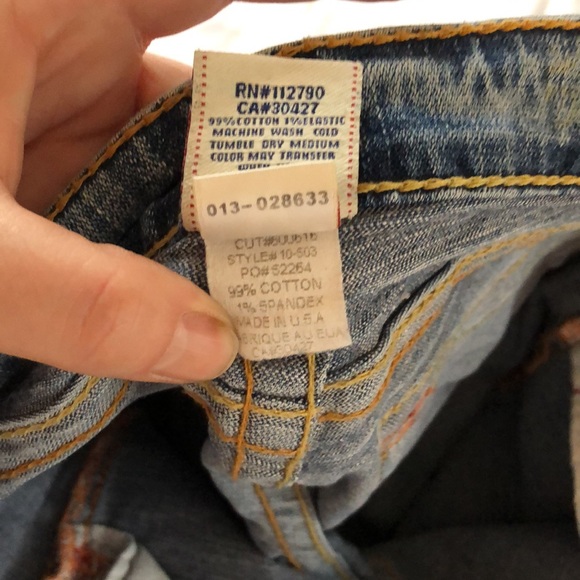 True religion Joey flares size 32 - Picture 5 of 11